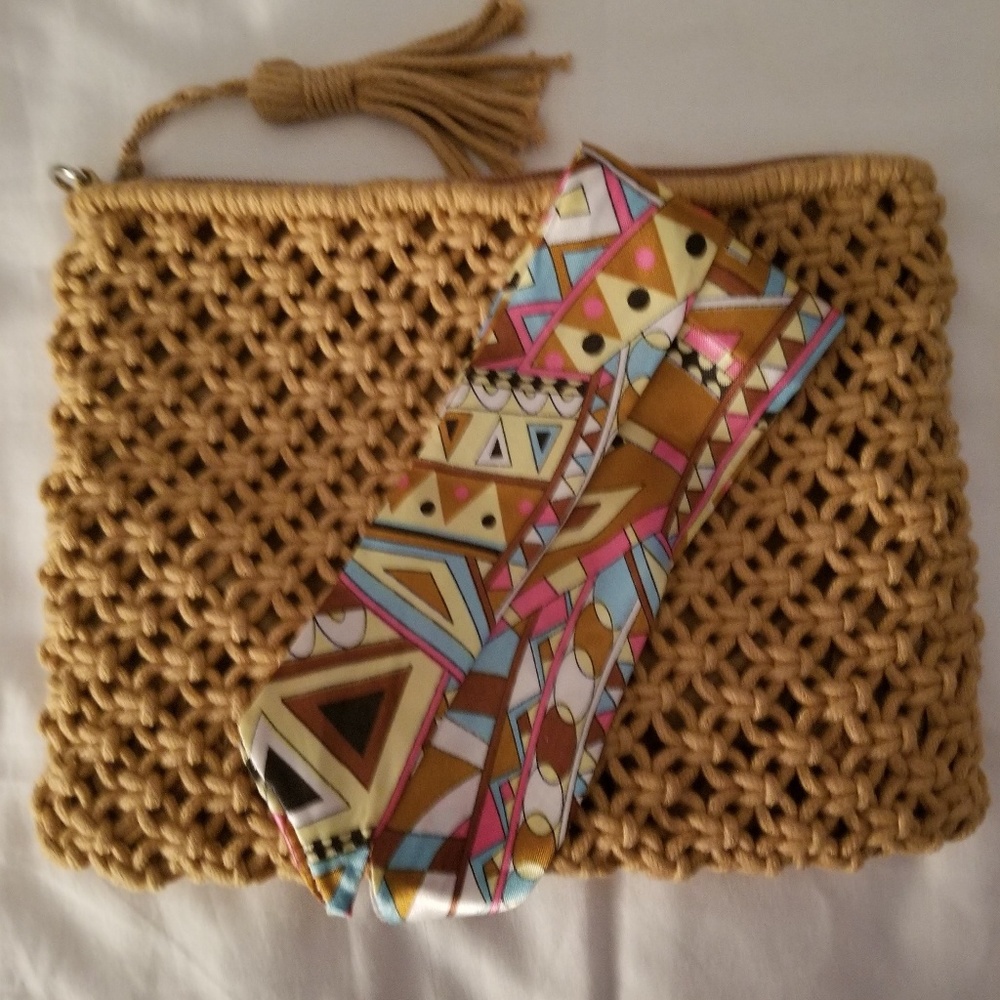 Straw Clutch Bag